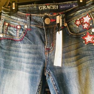 Grace Denim Jeans NWT